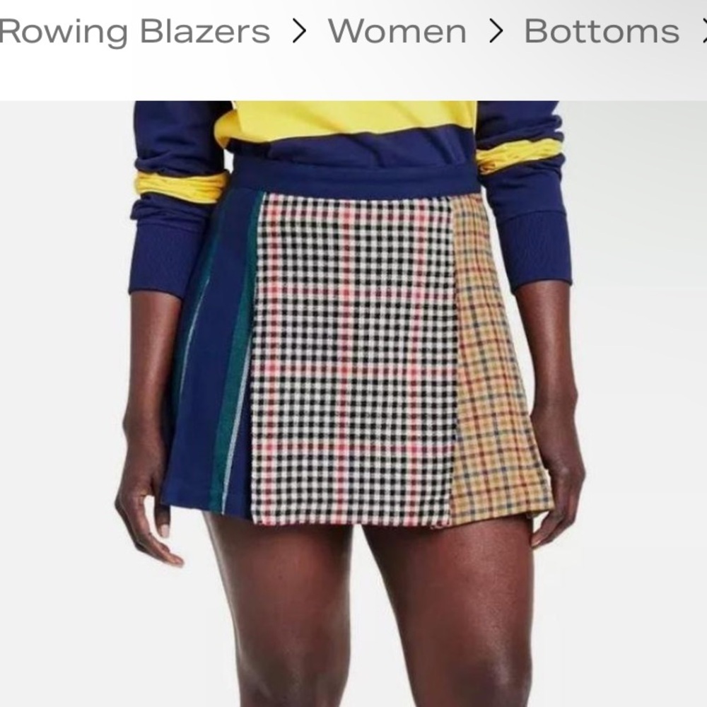 Rowing Blazers Plaid Skirt EUC